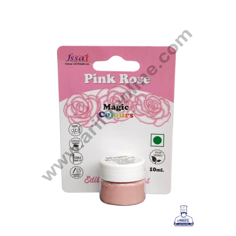 Magic Colours Edible Petal Dust - Pink Rose (10 ml)