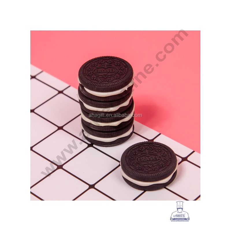 1 Piece Black Oreo Eraser & Topper | Return Gifts  - CAKE DECOR