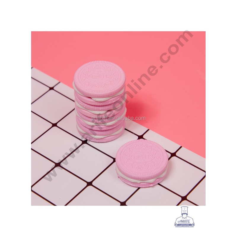 1 Piece Pink Oreo Eraser & Topper | Return Gifts  - CAKE DECOR