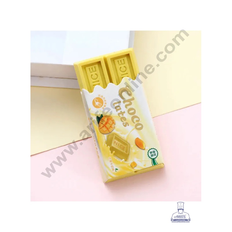 1 Piece Yellow Chocolate Bar Eraser | Return Gifts  - CAKE DECOR