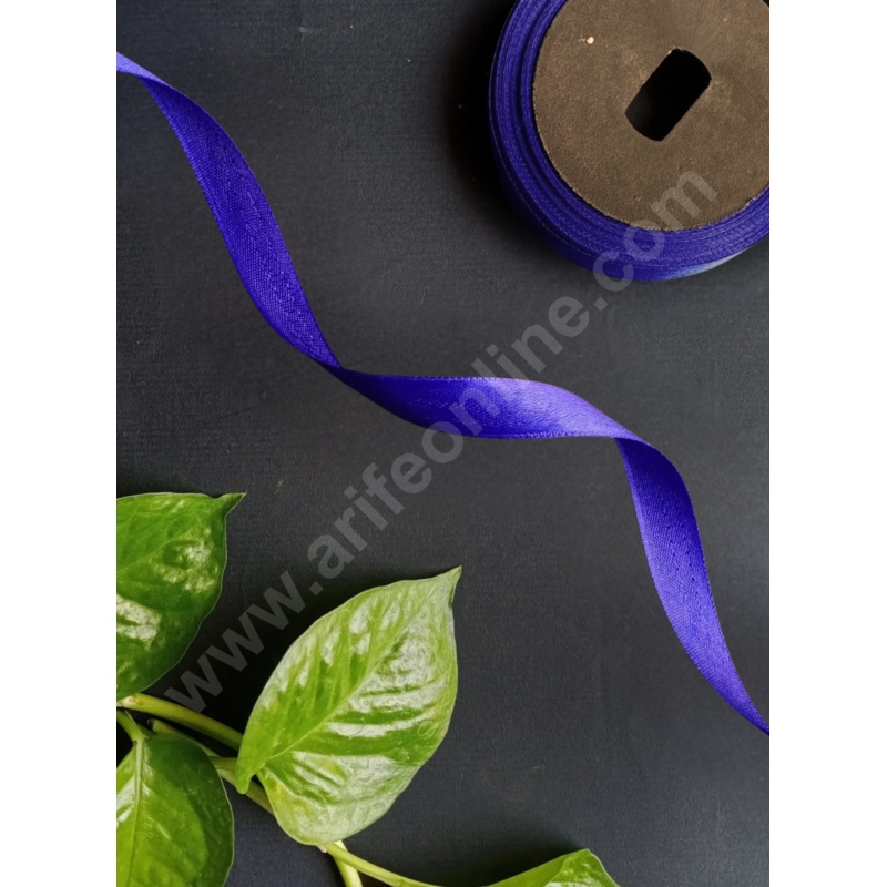 1 Roll Purple Bow Ribbon | Gift Wrapping | Decoration purpose | Satin Ribbon - CAKE DECOR