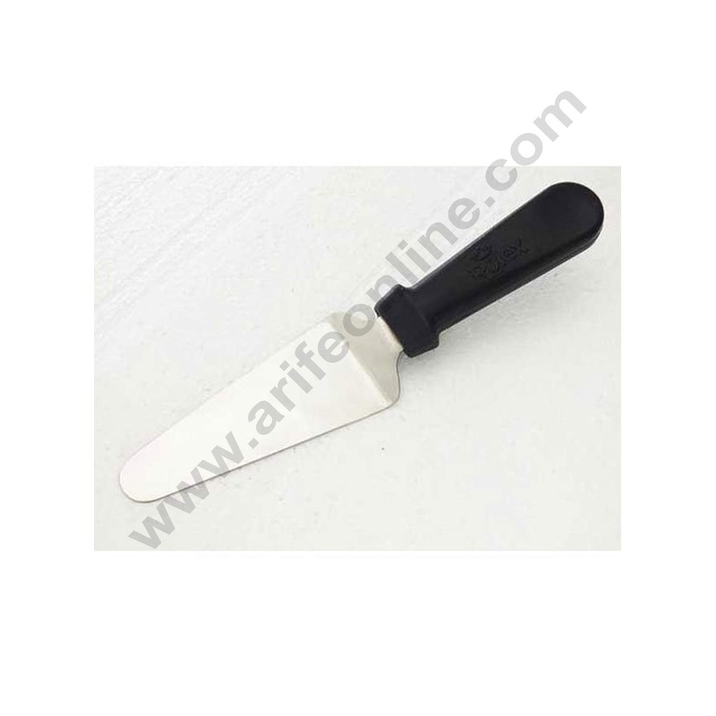 Cake Decor Stainless Steel Pizza Spatula, Cake Lifter, Cookie Spatula, Pie Shovel, Food Turner - Multicolor Handle
