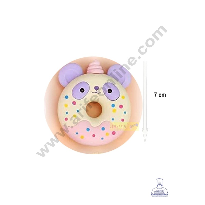 Mini Donut Rubber Cake Topper - Assorted - (1 Piece) - CAKE DECOR