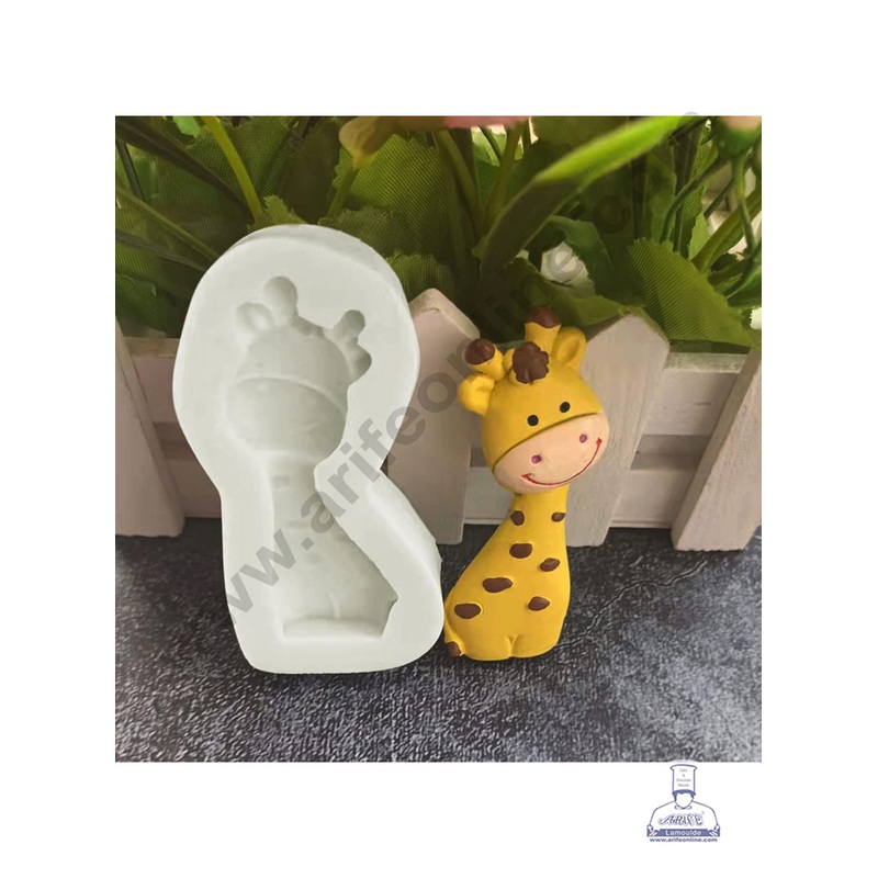 Silicon Giraffe Marzipan Mould | Animals Shape Fondant Clay Marzipan Cake Decoration Mould - CAKE DECOR