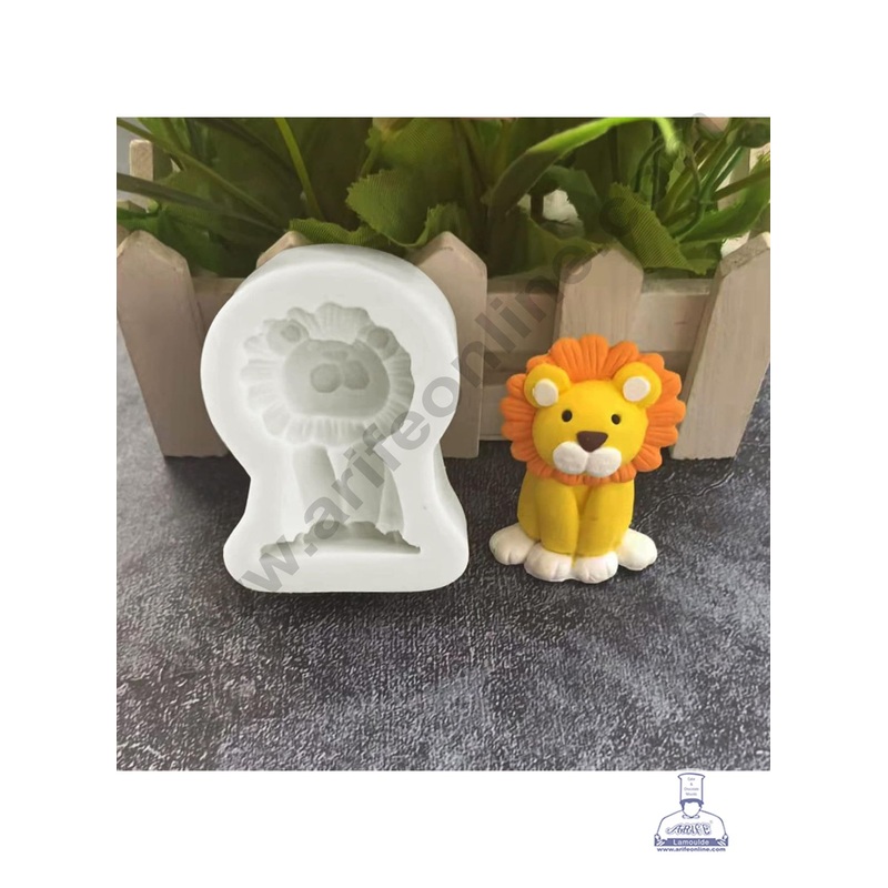 Silicon Lion Marzipan Mould | Animals Shape Fondant Clay Marzipan Cake Decoration Mould - CAKE DECOR