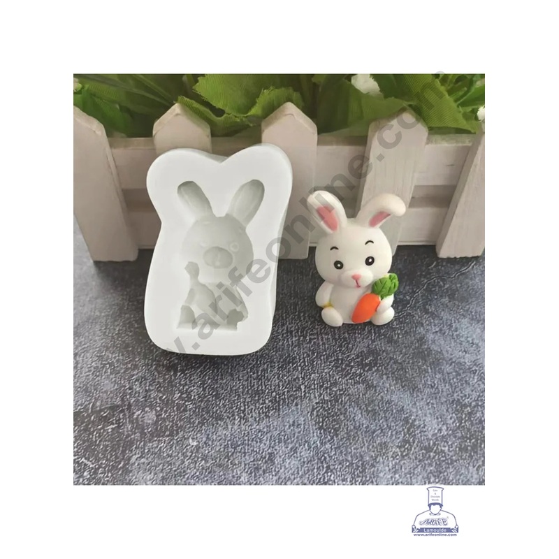 Silicon Rabbit Marzipan Mould | Animals Shape Fondant Clay Marzipan Cake Decoration Mould - CAKE DECOR