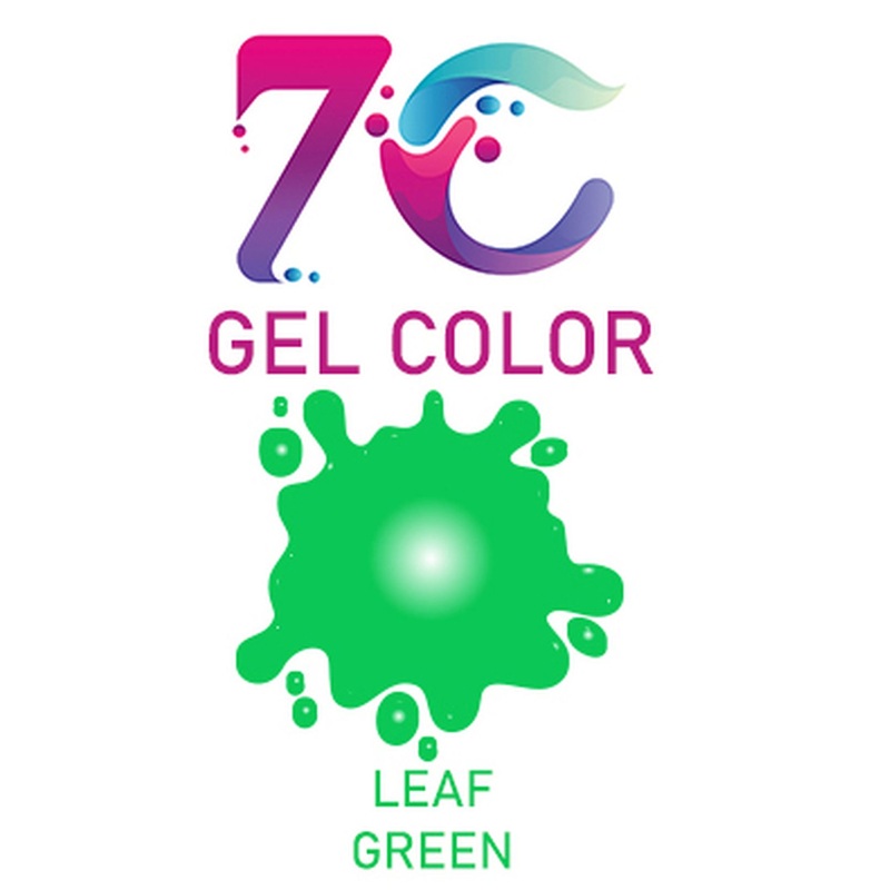 7C Edible Gel Color Food Colouring for Icing, Cakes Decor, Baking, Fondant Colours - Leaf Green