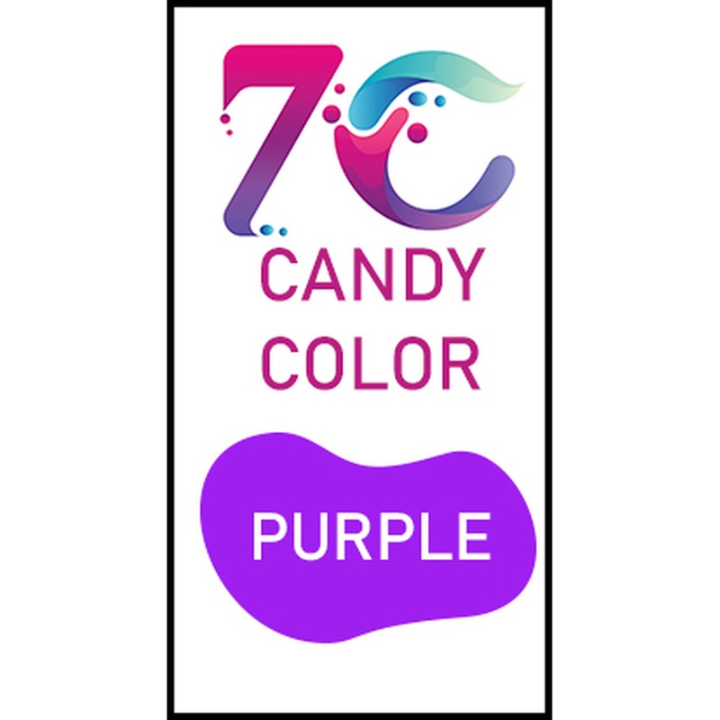 7C Edible Oil Candy Color Food Colouring for Icing, Cakes Decor, Baking, Fondant Colours  Purple