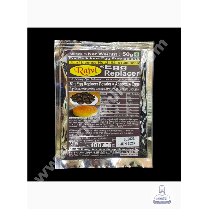 Rajvi Egg Replacer 50gm