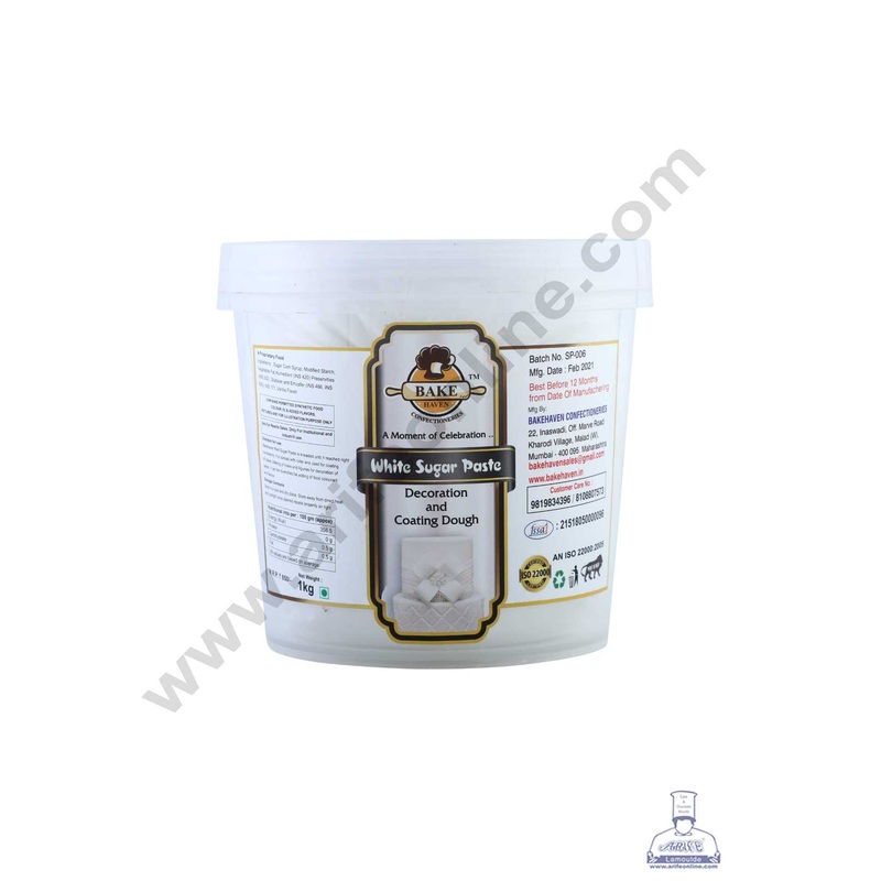 Bake Haven Sugar Paste 1 Kg - White