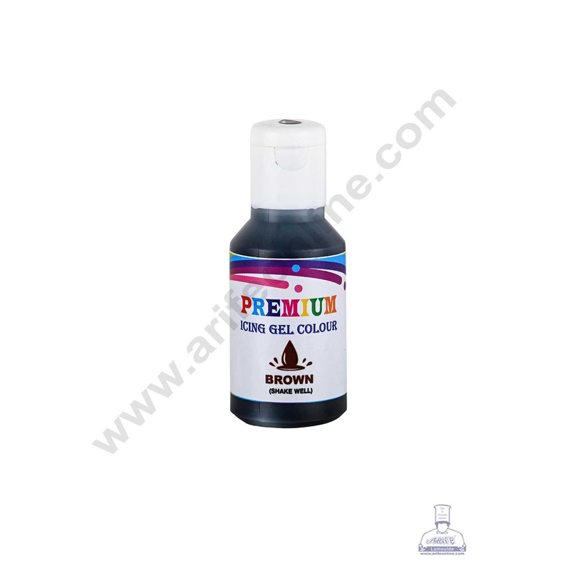 Bake Haven Premium Icing Gel Colour - Brown (20g)