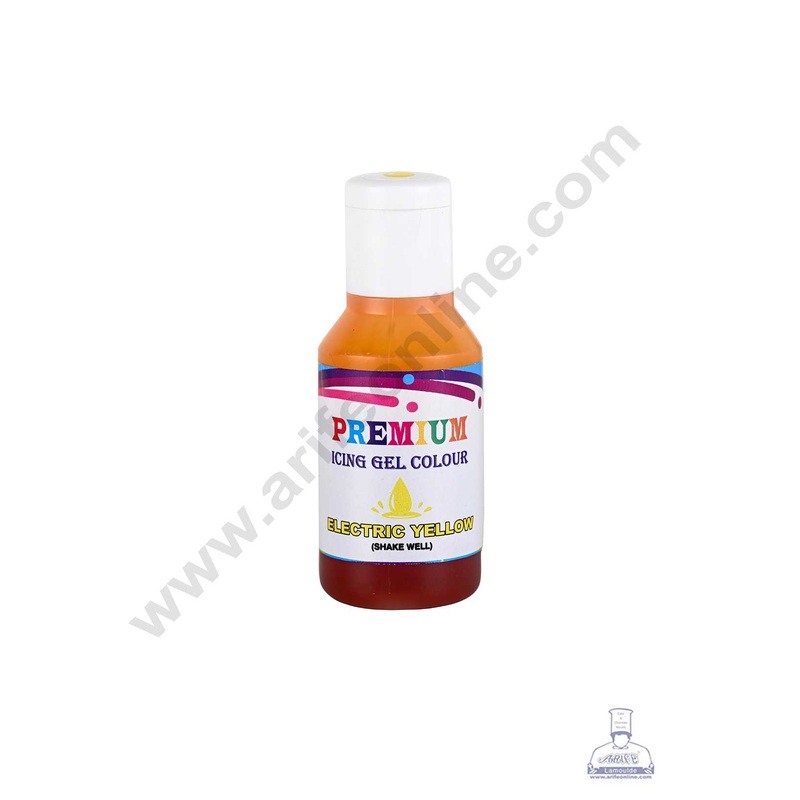 Bake Haven Premium Icing Gel Colour - Electric Yellow (20g)