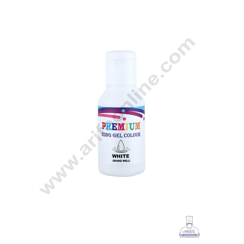 Bake Haven Premium Icing Gel Colour - White (20g)