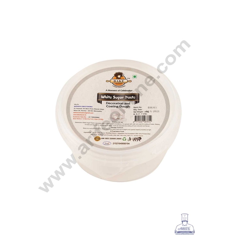 Bake Haven Sugar Paste 200 G - White