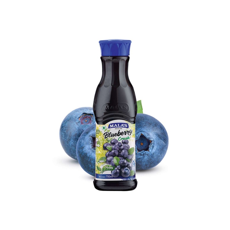 MALA'S Blueberry Crush 750ml PET Bottle