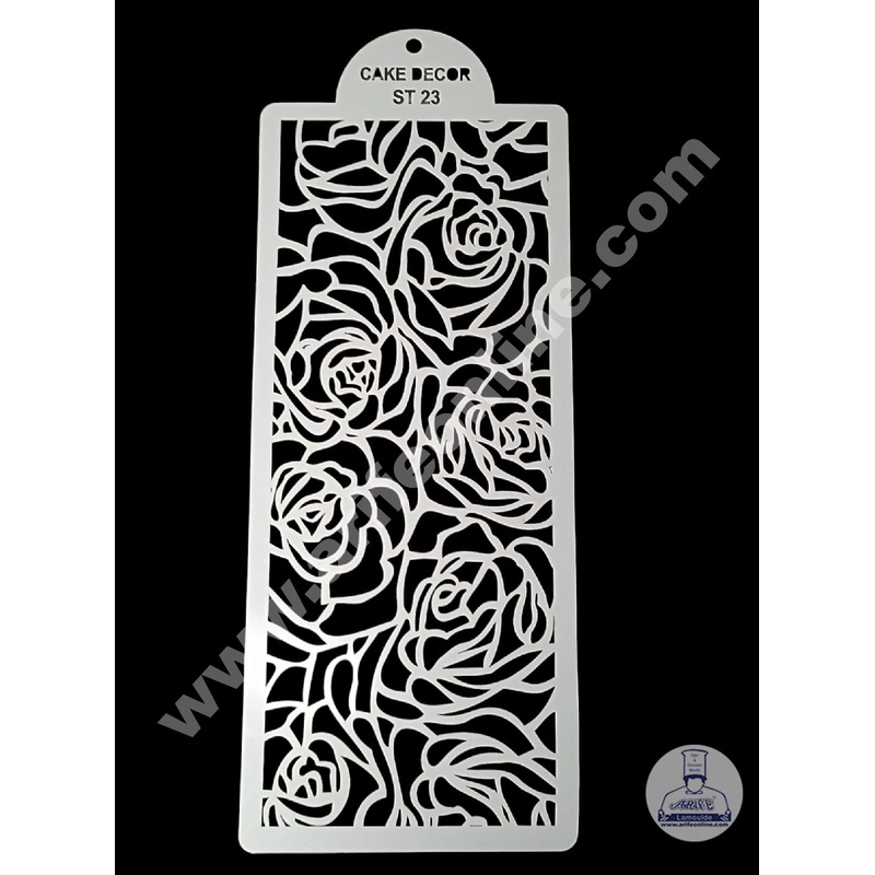 CAKE DECOR Wedding Cake Stencil, Cake Border Side Decoration Tool SBST-070