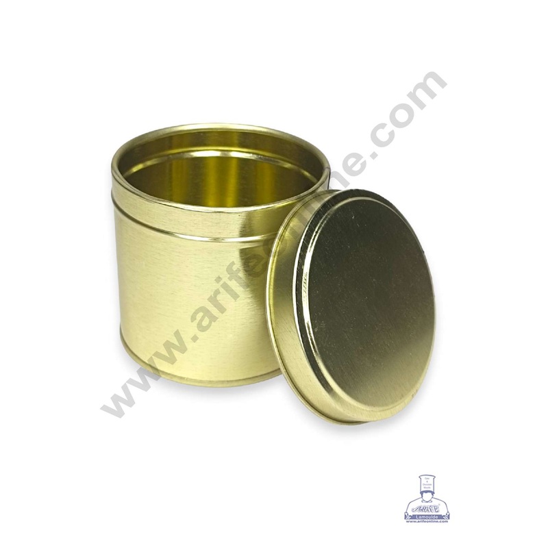 CAKE DECOR Small Dream Cake Tin | Gift Box | Chocolate Box | Jewellery Box - Gold