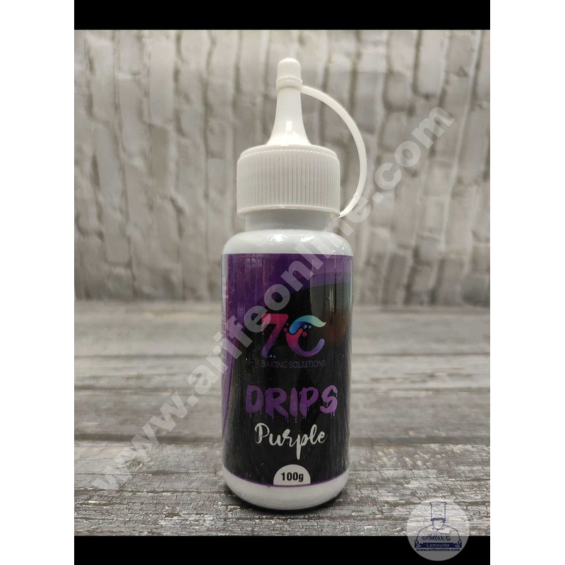 7C Edible Drips for Cakes Decoration - Purple( 100 gm )