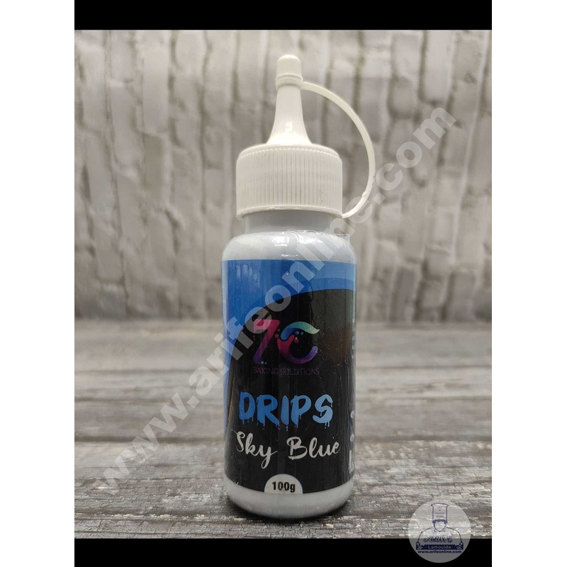 7C Edible Drips for Cakes Decoration - Sky Blue( 100 gm )