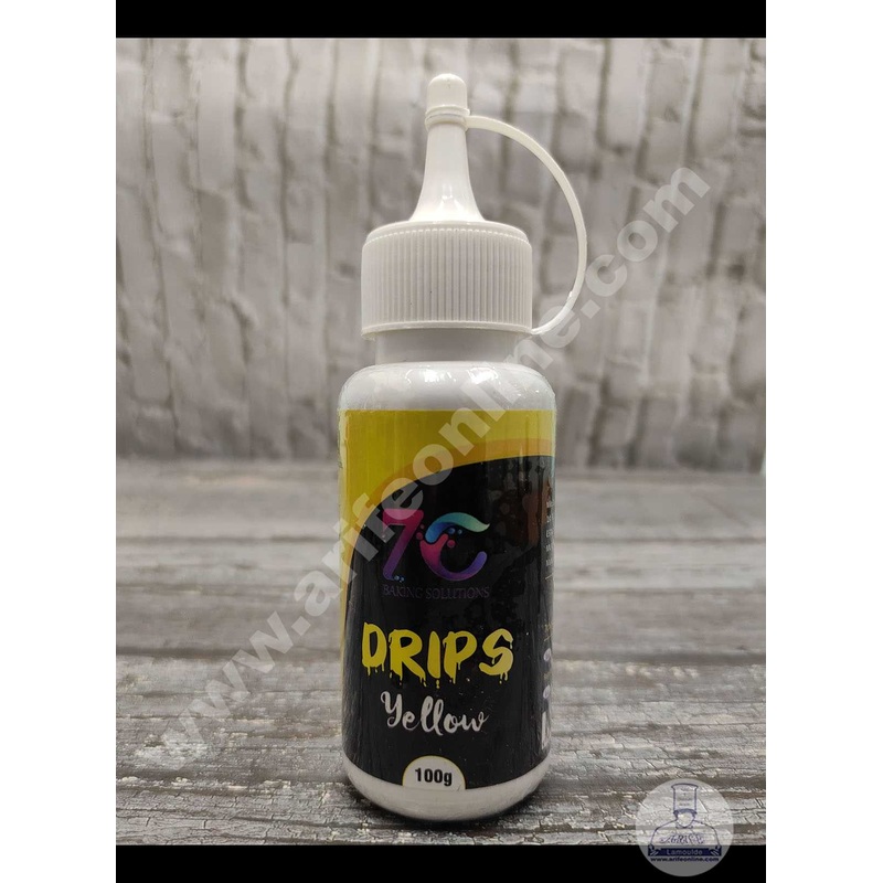 7C Edible Drips for Cakes Decoration - Yellow( 100 gm )