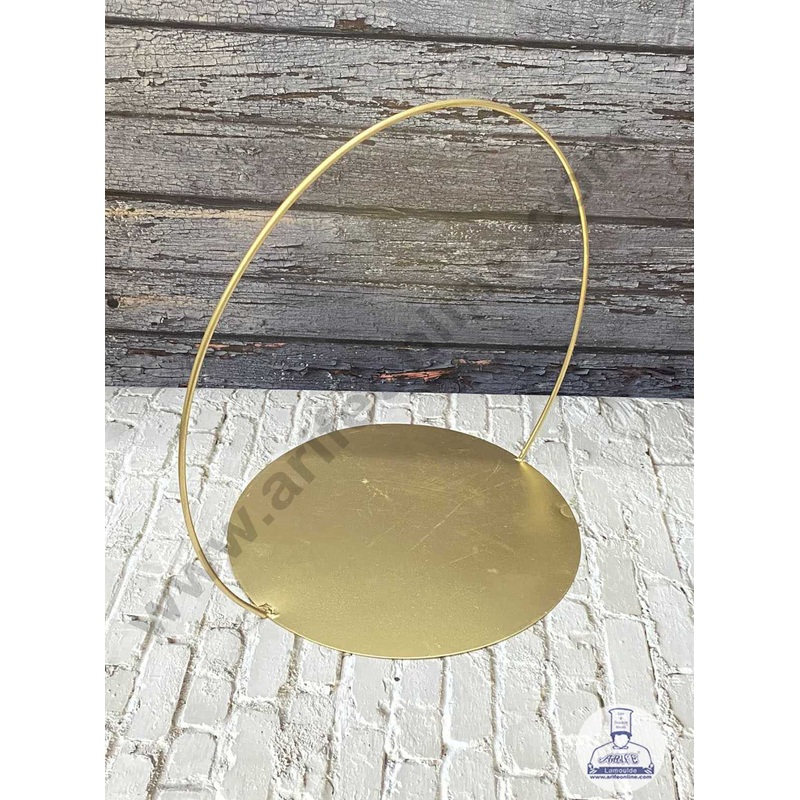 CAKE DECOR Small Round Hoop Stand Metal Cake Stand (SBCS-173)