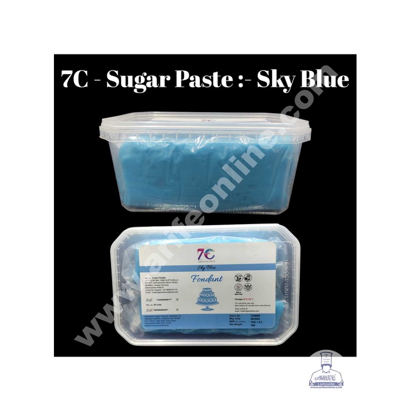 7C Fondant - Sky Blue (1 KG)