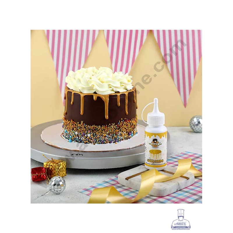 Bake Haven Drips Colour 100 G  Gold