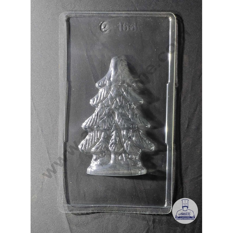 CAKE DECOR 1 Cavity Christmas Tree Shape Mould PVC Chocolate mould (10 pcs pack) EM-156