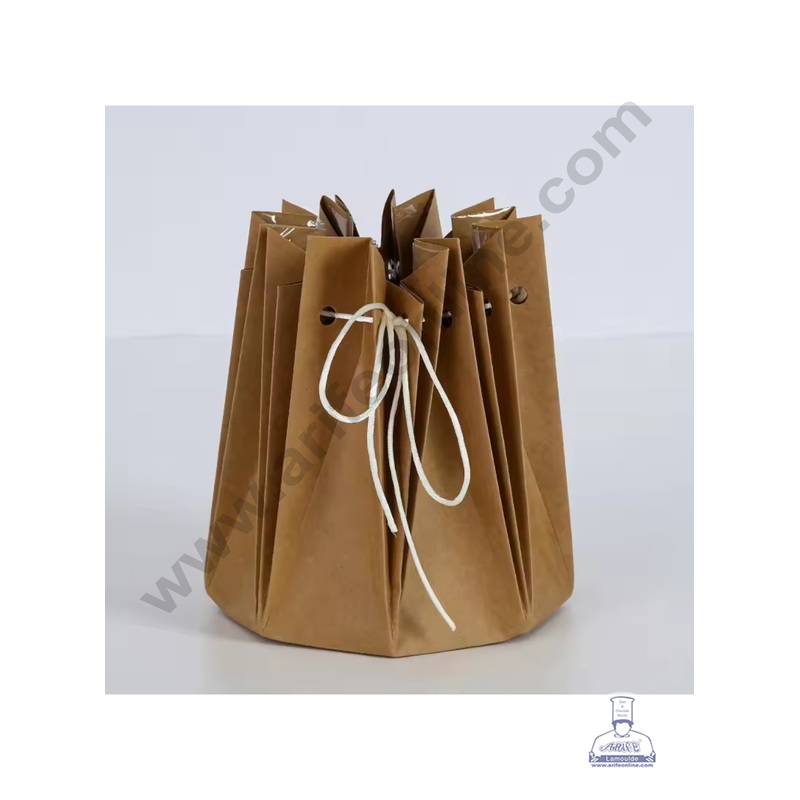 Kraft Brown Florist Bouquet Carrier | Carry Gift Paper Bag - CAKE DECOR