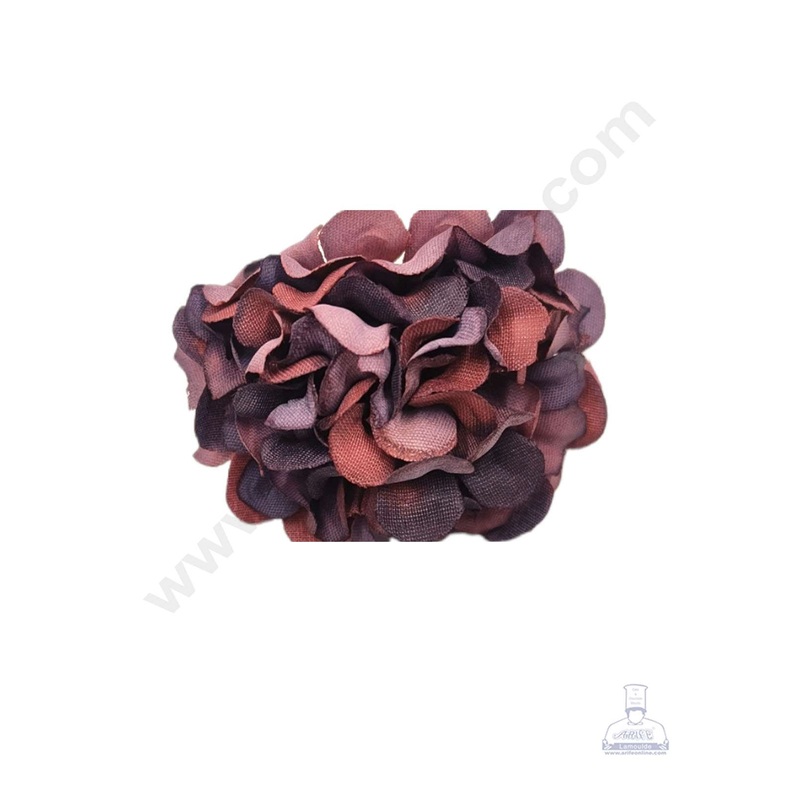 Cake Decor Small Marigold Artificial Flower For Cake Decoration  Maroon( 10 pcs Pack )