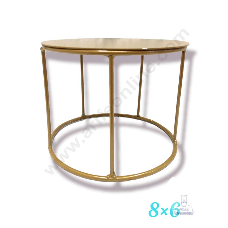 CAKE DECOR Tier Cake Spacer - Round Shape Tier Spacer - Small 8 x 6 SBCS-156