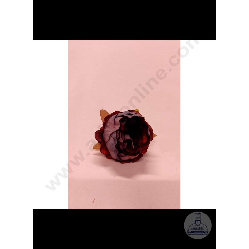 Cake Decor  Big Peony Artificial Flower For Cake Decoration  Red( 1 pc pack )