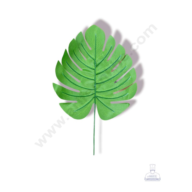 Cake DecorArtificial Palm Leaf For Cake Decoration  Turtle Leaf ( 1 pc )