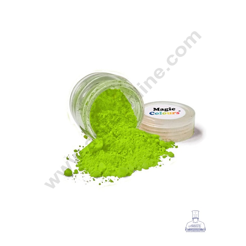 Magic Colours Edible Petal Dust - Apple Green (10 ml)