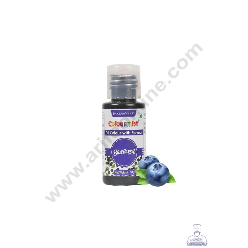 Colourmist Oil Colour With Flavour - Blueberry ( 30 Gram )