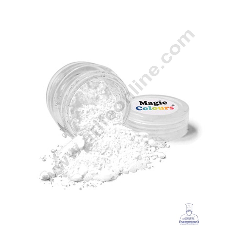 Magic Colours Edible Petal Dust - Pure Snow White (10 ml)