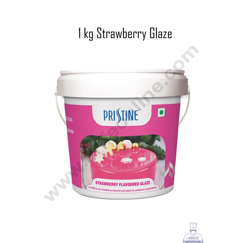 Pristine Flavoured Glaze - Strawberry (1 kg)