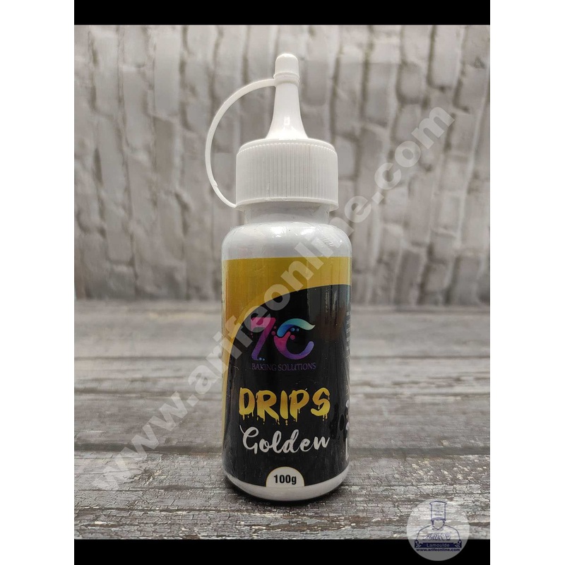 7C Edible Drips for Cakes Decoration - Gold ( 100 gm )