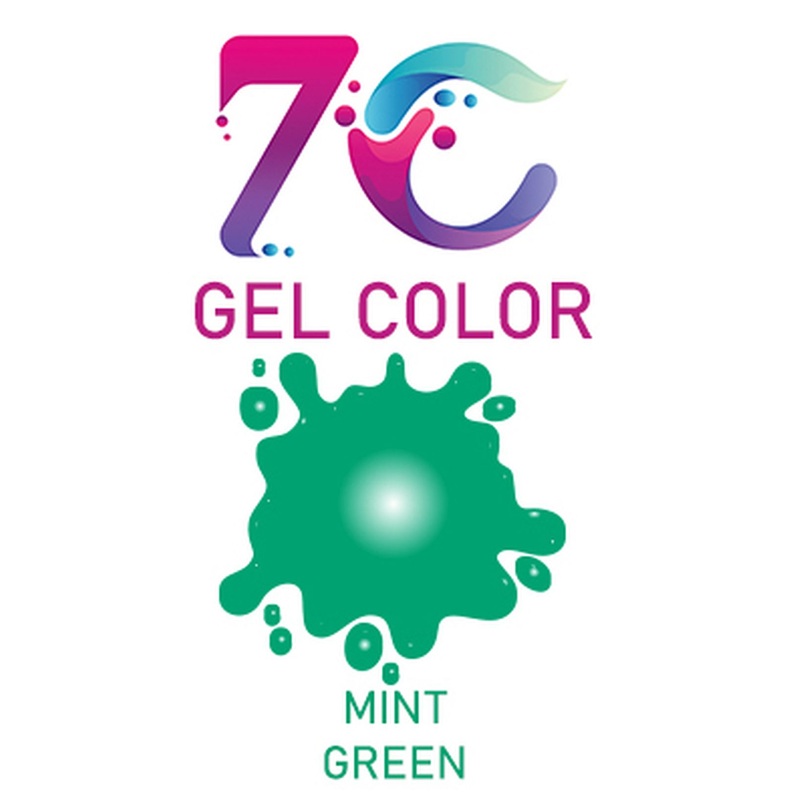 7C Edible Gel Color Food Colouring for Icing, Cakes Decor, Baking, Fondant Colours - Mint Green