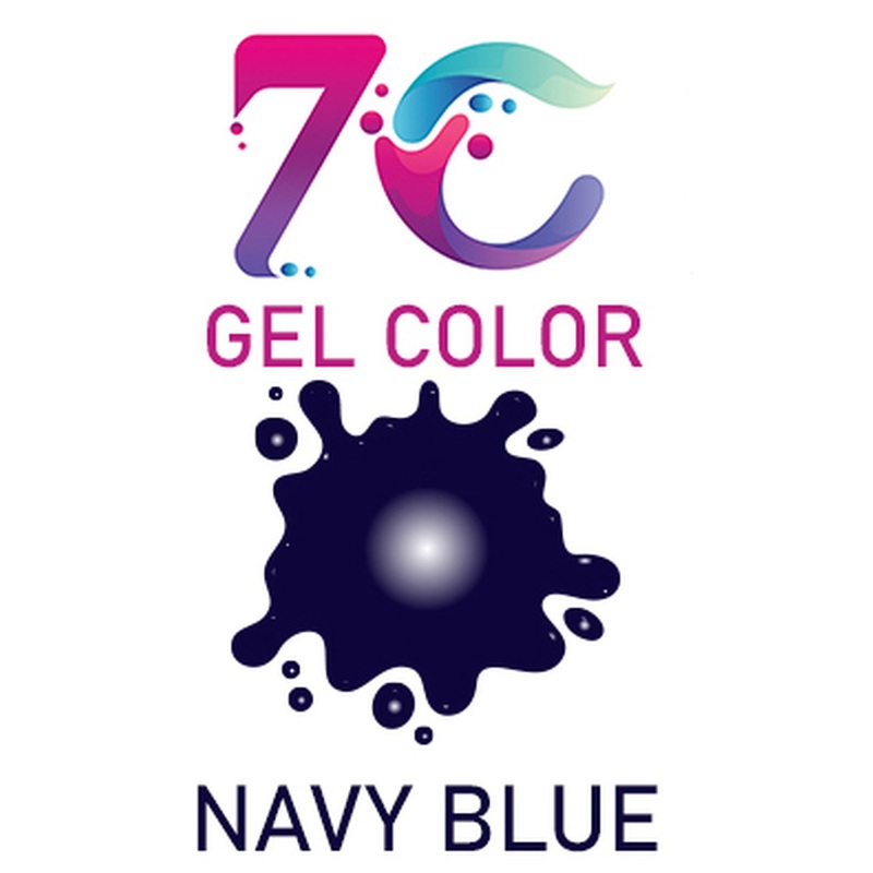 7C Edible Gel Color Food Colouring for Icing, Cakes Decor, Baking, Fondant Colours - Navy Blue