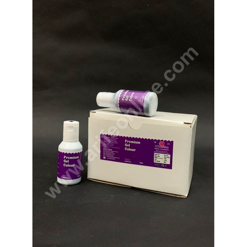 7C Edible Premium Gel Color Food Colouring for Icing, Cakes Decor, Baking, Fondant Colours - Violet