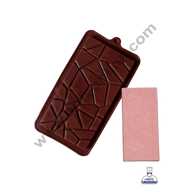 Cake Decor 1 Cavity Cobblestone Shape Silicone Bar Mold Chocolate Mould ( SBCM-689)
