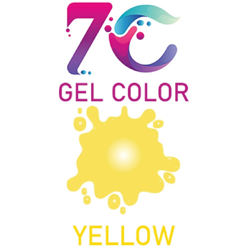 7C Edible Gel Color Food Colouring for Icing, Cakes Decor, Baking, Fondant Colours - Yellow