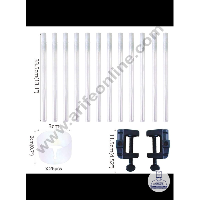 Cake Decor Table Balloon Arch Kit , Adjustable Balloon Arches Stand for Weddings & Birthday & Christmas Decoration