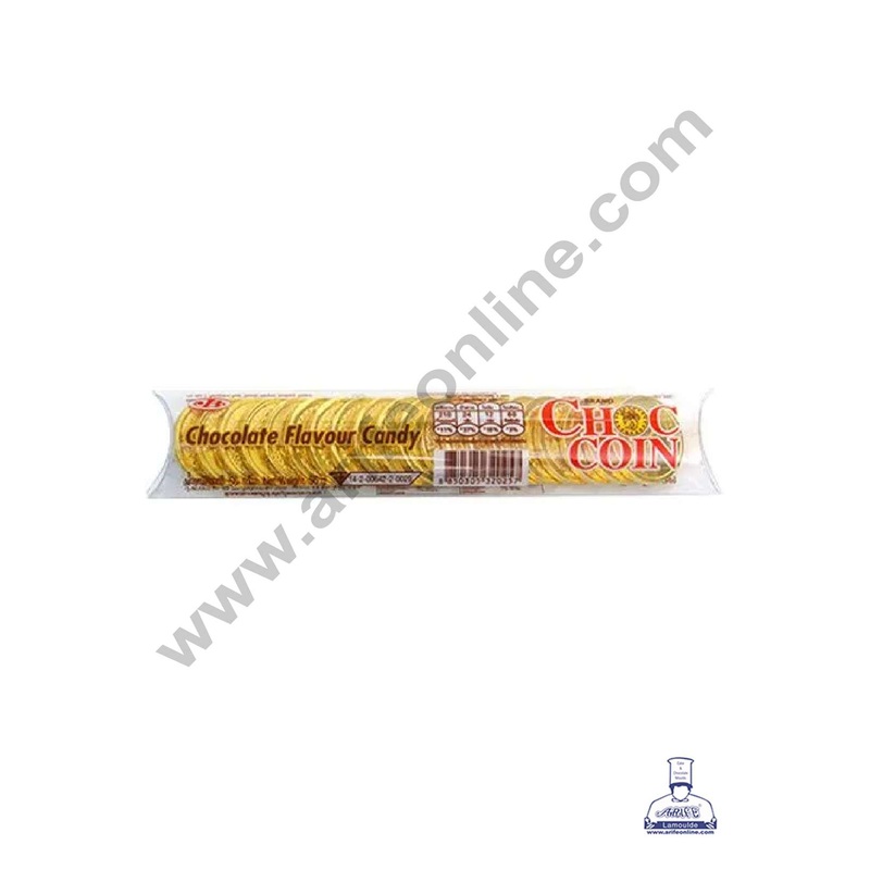 JB Choc Coin Gold Chocolate Flavour Candy 56 g - 20 Coins