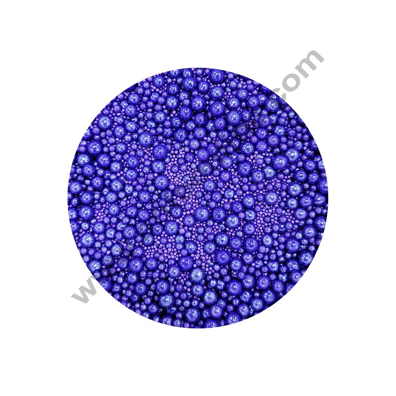 Cake Decor Sugar Candy - Mix Size Purple Balls Candy
