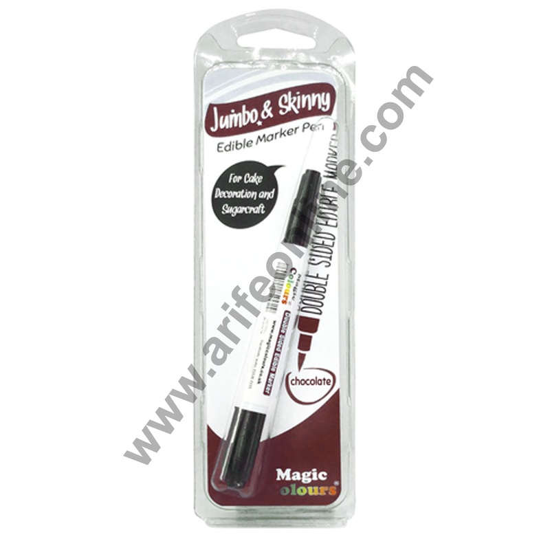 Magic Colours Double Sided Edible Marker Pen (Chocolate)