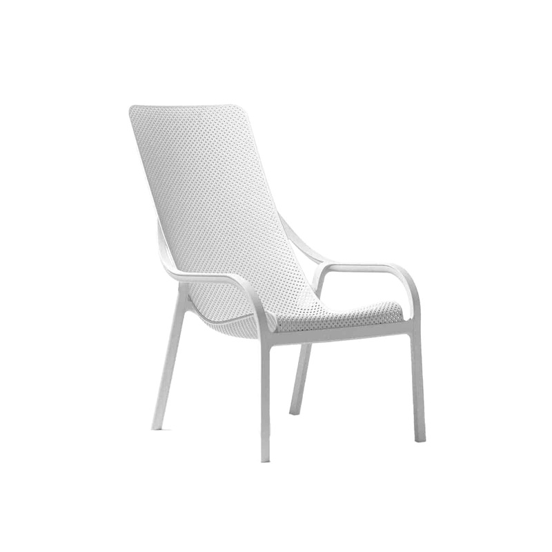 NARDI Net Lounge Chair, Bianco (4-pack)
