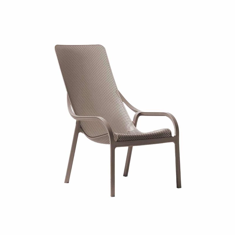 NARDI Net Lounge Chair, Tortora (4-pack)