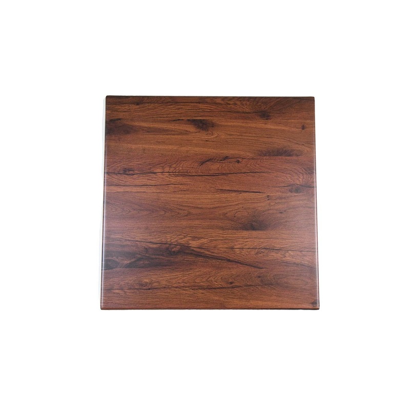 Werzalit France Werzalit Classic Table Top, 24" Square, Antique Oak